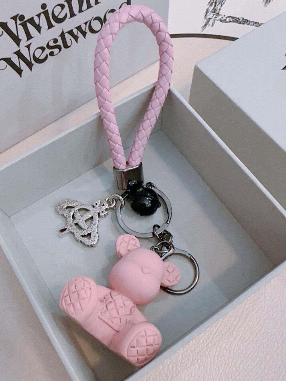 Vivienne Westwood Bear Orb Keychain